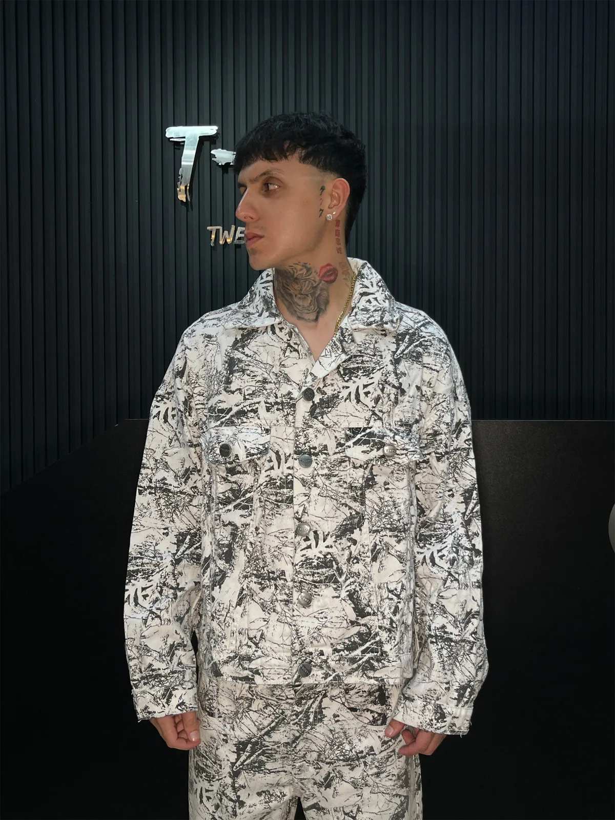 Jacket Amelio - Blanco/Negro