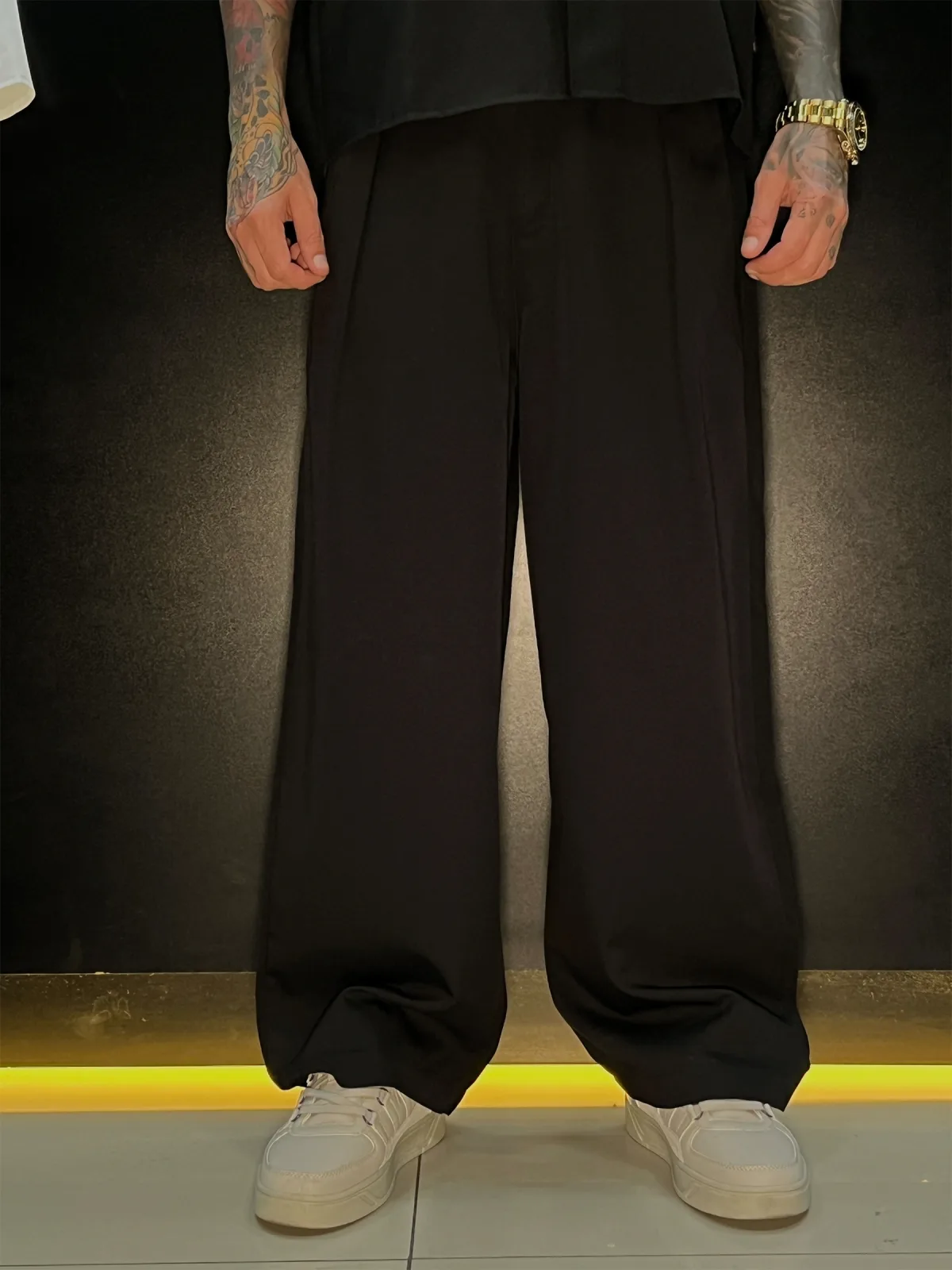 Pantalón Sastre Baggy - Negro (foto 1 de 2)