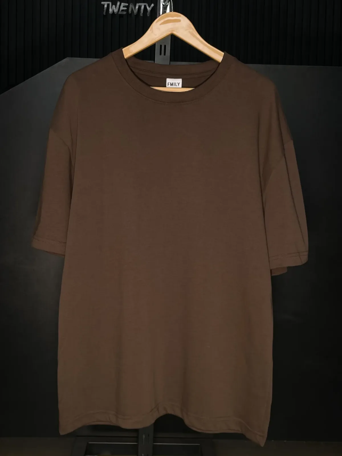 Polo High Coton Ovebox - Marrón