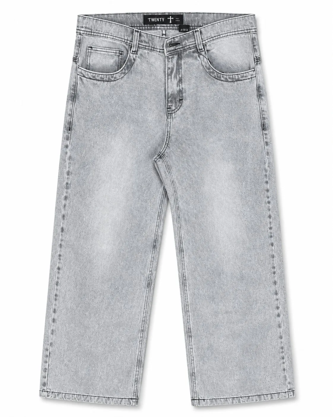 Baggy Jean Trapeado Claros (foto 1 de 2)